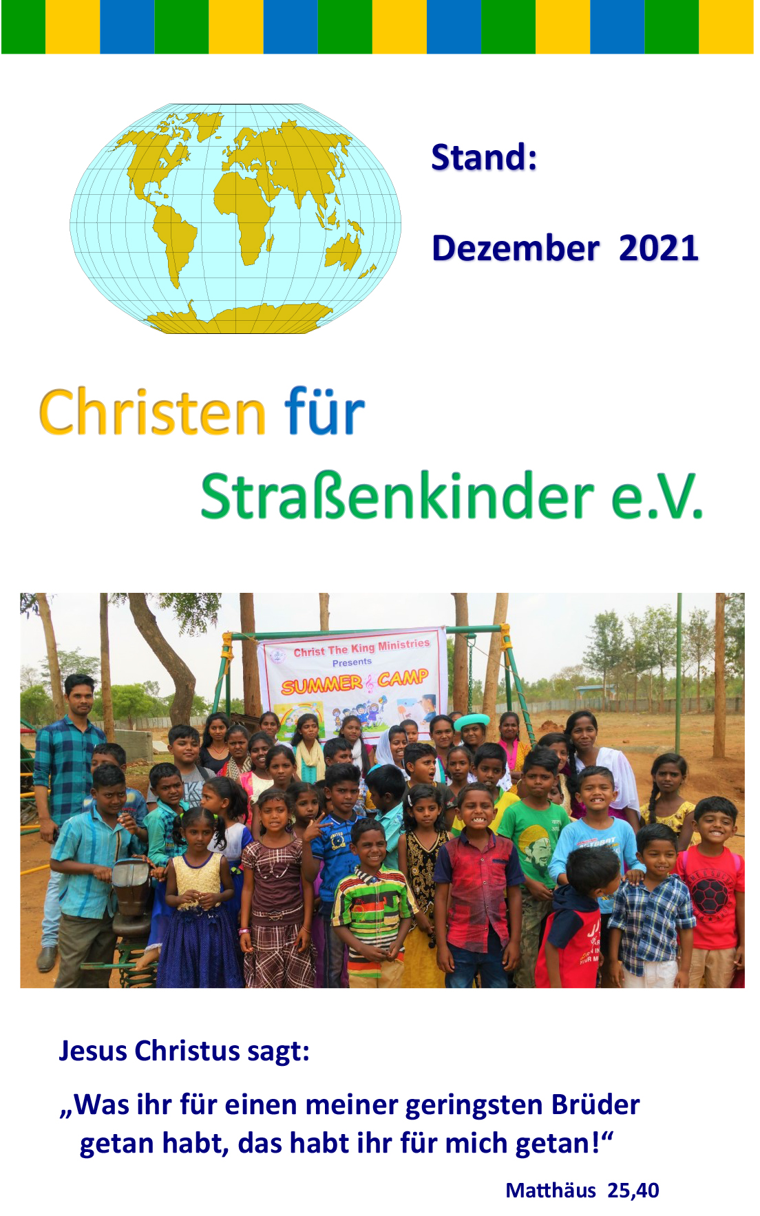 Flyer Download Christen für Strassenkinder